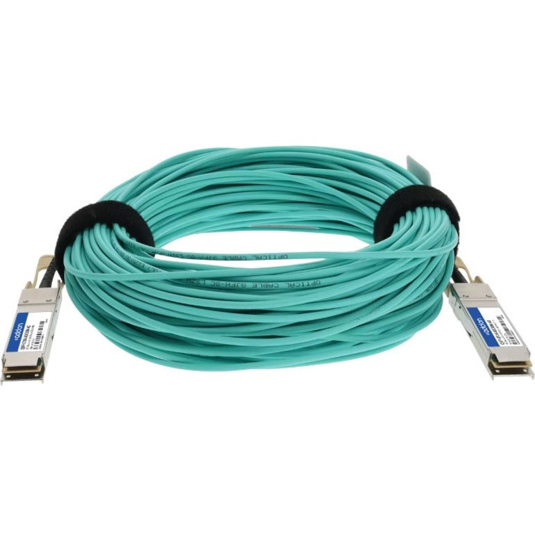 Addon Networks Qsfp-Otu4-Aoc30M-Ao Infiniband Cable 30 M Qsfp28 Turquoise