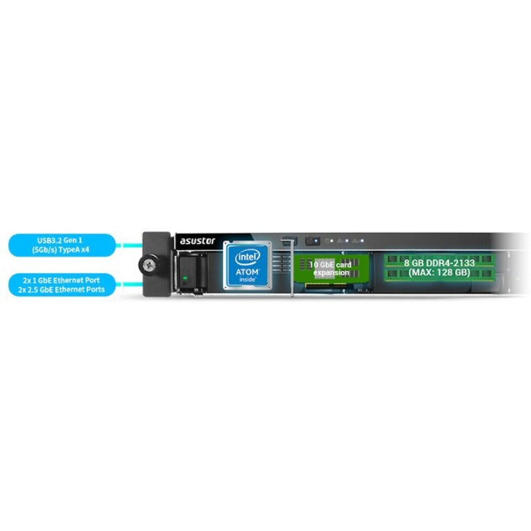 Asustor Lockerstor As6504Rs San/Nas Storage System