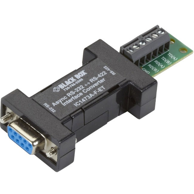 Async Rs-232 To Rs-422 Interface Converter - Db9 To Terminal Block, Gsa, Taa