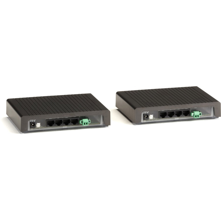 Black Box Hardened Ethernet Extender Switch - 10Base-T/100Base-Tx, 8-Port