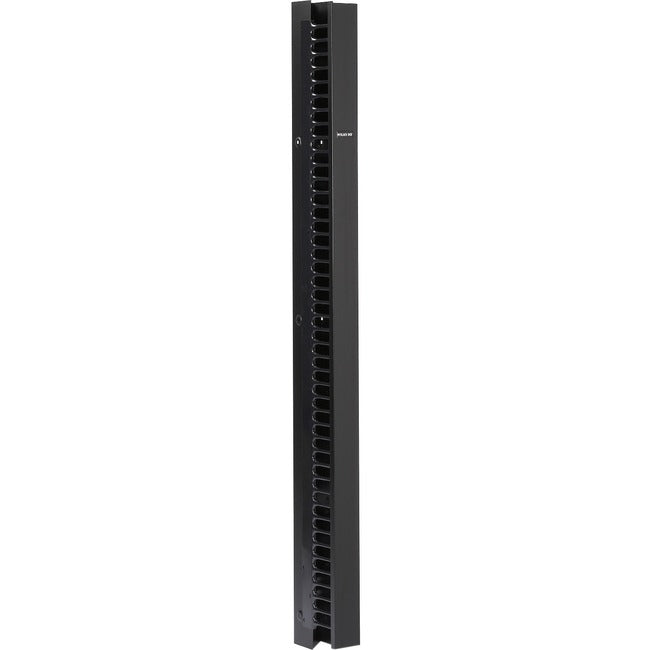 Black Box Vertical It Rackmount Cable Manager - 45U X 3.5"W, Double-Sided Black