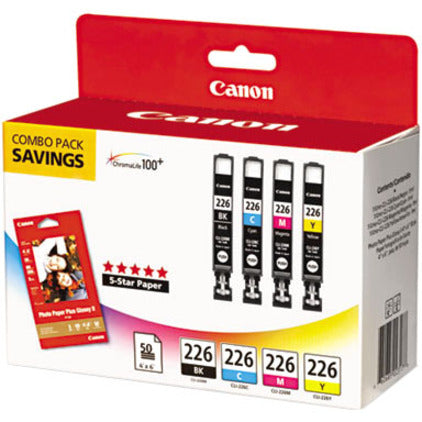 Canon Cli-226 Original Ink Cartridge - Black, Cyan, Magenta, Yellow