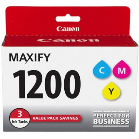 Canon Pgi-1200Cmy Original Ink Cartridge - Cyan, Magenta, Yellow