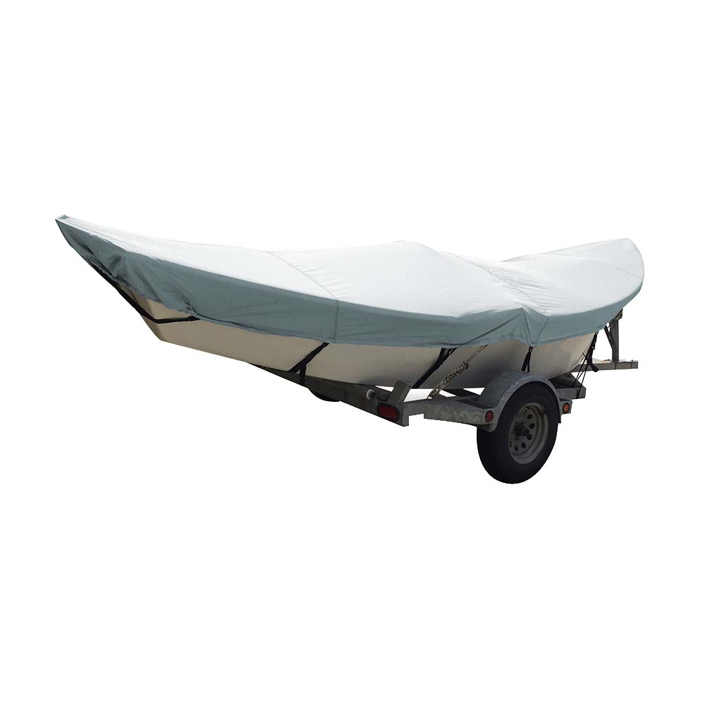 Carver Poly-Flex II Styled-to-Fit Boat Cover f/16&#39; Drift Boats - Grey