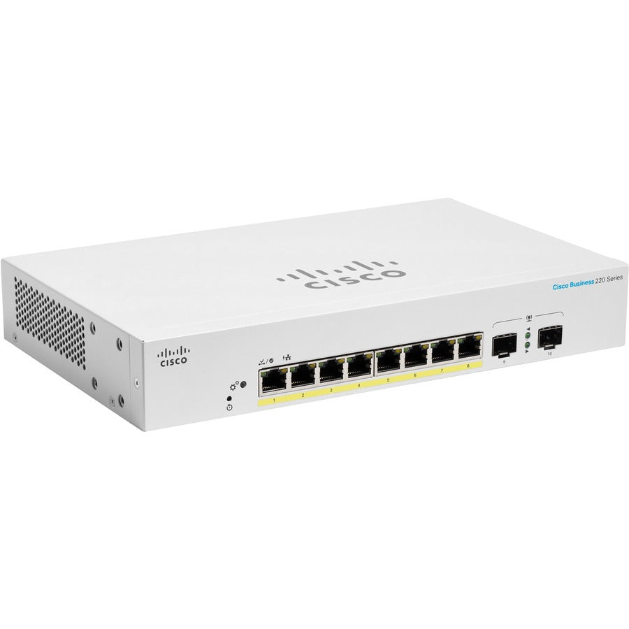 Cbs220 Smart 8Port Ge Poe Ext,Ps 2X1G Sfp