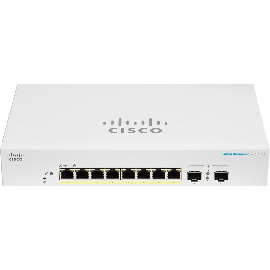 Cbs220 Smart 8Port Ge Poe Ext,Ps 2X1G Sfp