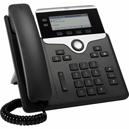 Cisco 7821 Ip Phone - Corded - Wall Mountable - Black