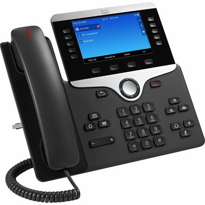 Cisco 8851 Ip Phone - Refurbished - Corded - Corded - Bluetooth - Desktop, Wall Mountable - Charcoal