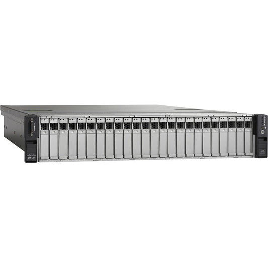 Cisco C240 M3 2U Rack Server - 2 X Intel Xeon E5-2660 V2 2.20 Ghz - 256 Gb Ram - 6.30 Tb Hdd - (7 X 900Gb) Hdd Configuration - 400 Gb Ssd - (1 X 400Gb) Ssd Configuration - Serial Ata/600, 6Gb/S Sas Controller