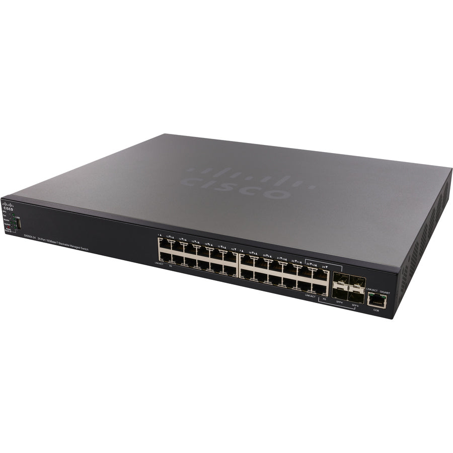 Cisco Sx550X-24 24-Port 10Gbase-T Stackable Managed Switch