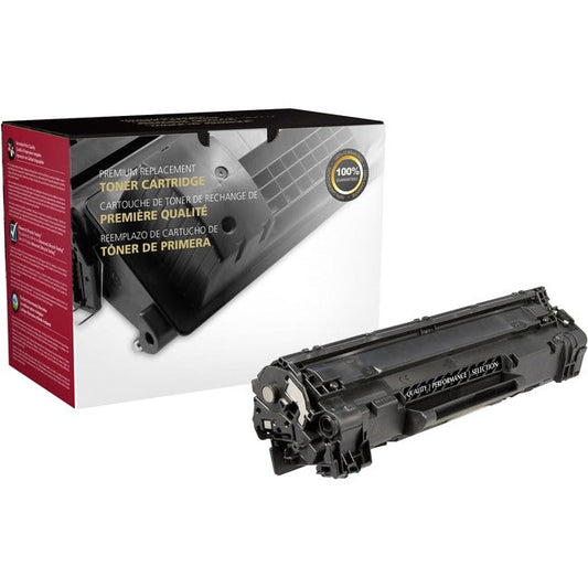 Clover Technologies Remanufactured Extended Yield Laser Toner Cartridge - Alternative For Hp, Canon 85A, 85L, 125 (Ce285A, Ce285X, Ce285L, 3484B001, Crg125, Ep125) - Black Pack