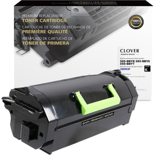 Clover Technologies Remanufactured High Yield Laser Toner Cartridge - Alternative For Dell (S5830, 593-Bbys, 593-Bbyr, 593-Bbyt) - Black Pack