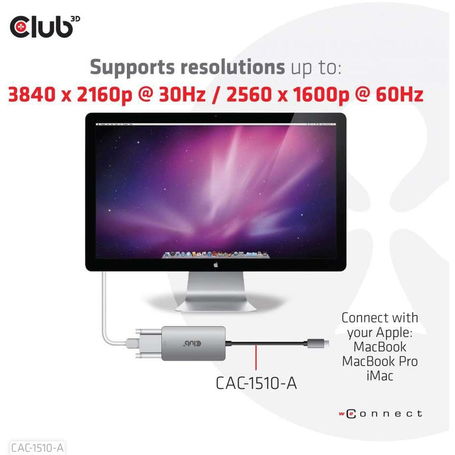 Club 3D Dvi-D/Usb-C Video Adapter