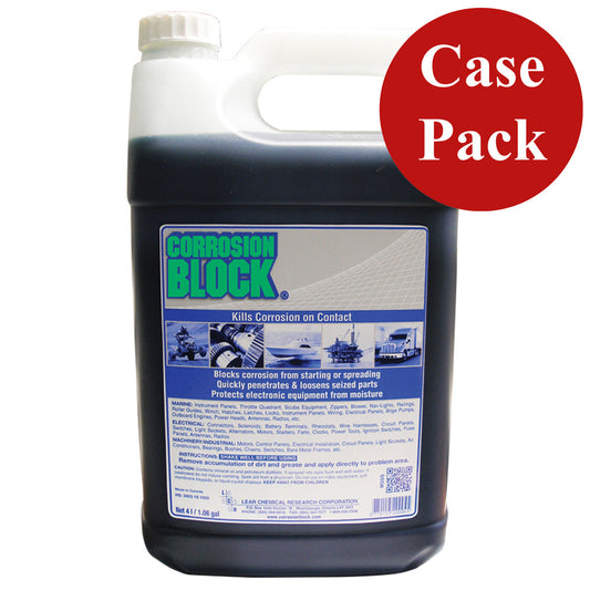 Corrosion Block Liquid 4-Liter Refill - Non-Hazmat, Non-Flammable &amp; Non-Toxic *Case of 4*