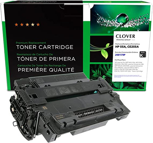 Ctg Remanufactured Laser Toner Cartridge - Alternative For Hp 55A (Ce255A) - Black - 1 Each