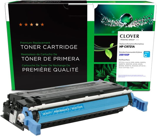 Ctg Remanufactured Laser Toner Cartridge - Alternative For Hp 641A (C9721A) - Cyan - 1 Each