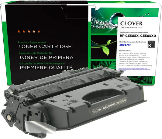 Ctg Remanufactured Toner Cartridge - Alternative For Hp 05X (Ce505X)