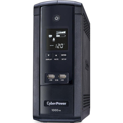 Cyberpower Brg1000Avrlcd Uninterruptible Power Supply (Ups) 1 Kva 600 W 10 Ac Outlet(S)