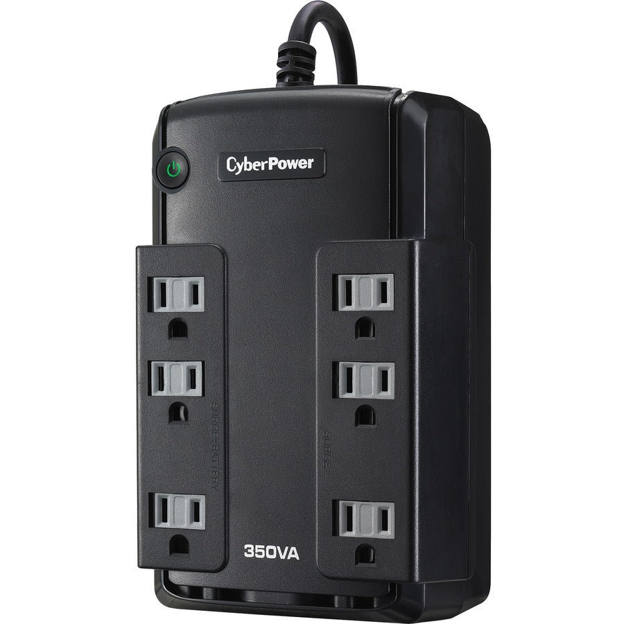 Cyberpower Cp350Slg Uninterruptible Power Supply (Ups) Standby (Offline) 0.35 Kva 255 W 6 Ac Outlet(S)