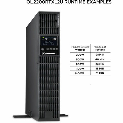 Cyberpower Ol2200Rtxl2U Uninterruptible Power Supply (Ups) 2.2 Kva 1800 W 7 Ac Outlet(S)