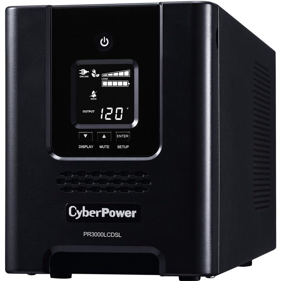 Cyberpower Pr3000Lcdsl Uninterruptible Power Supply (Ups) Line-Interactive 3 Kva 2700 W 7 Ac Outlet(S)