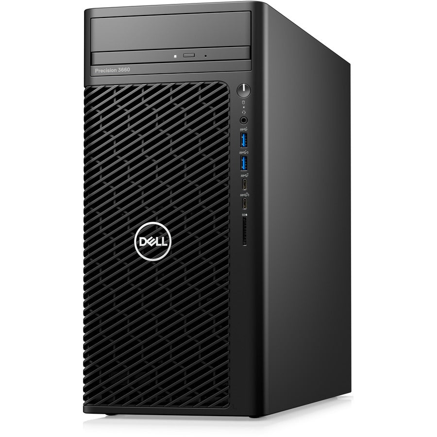Dell Precision 3000 3660 Workstation - Intel Core I7 Dodeca-Core (12 Core) I7-12700 12Th Gen 2.10 Ghz - 16 Gb Ddr5 Sdram Ram - 512 Gb Ssd - Tower - Black 4Ctr8