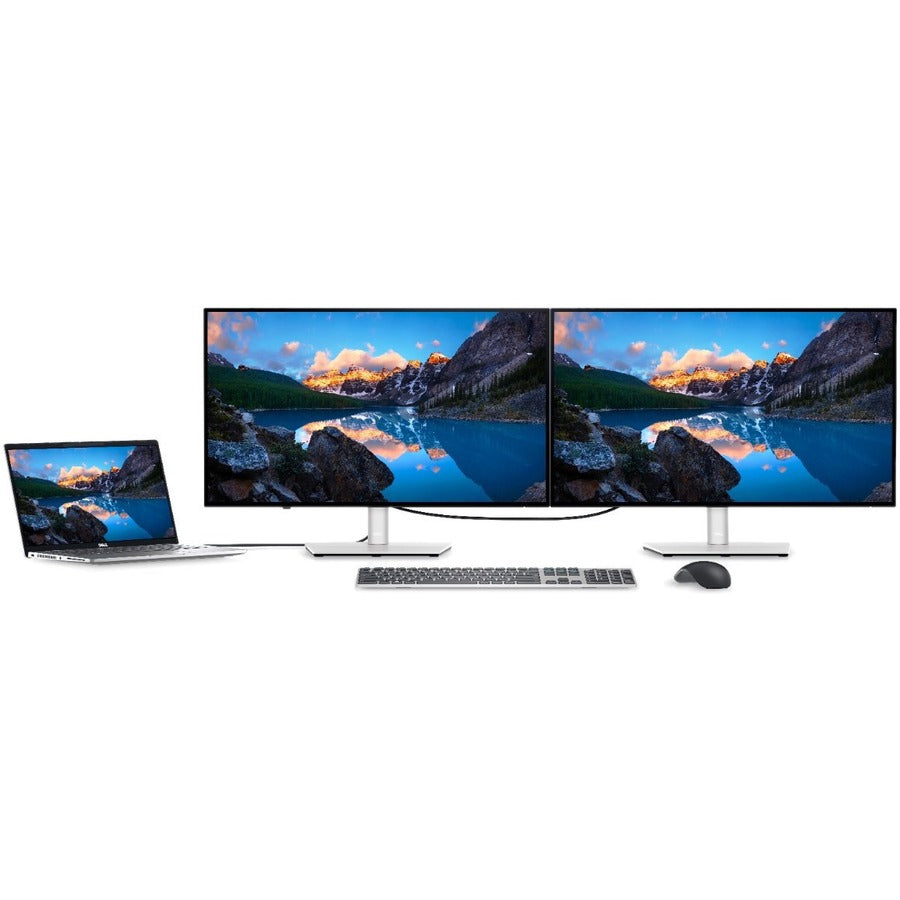 Dell U2722De 68.6 Cm (27") 2560 X 1440 Pixels Quad Hd Lcd Black, Silver