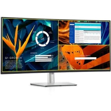 Dell Ultrasharp U4021Qw 39.7" 5K2K Wuhd Curved Screen Led Lcd Monitor - 21:9 - Black, Silver