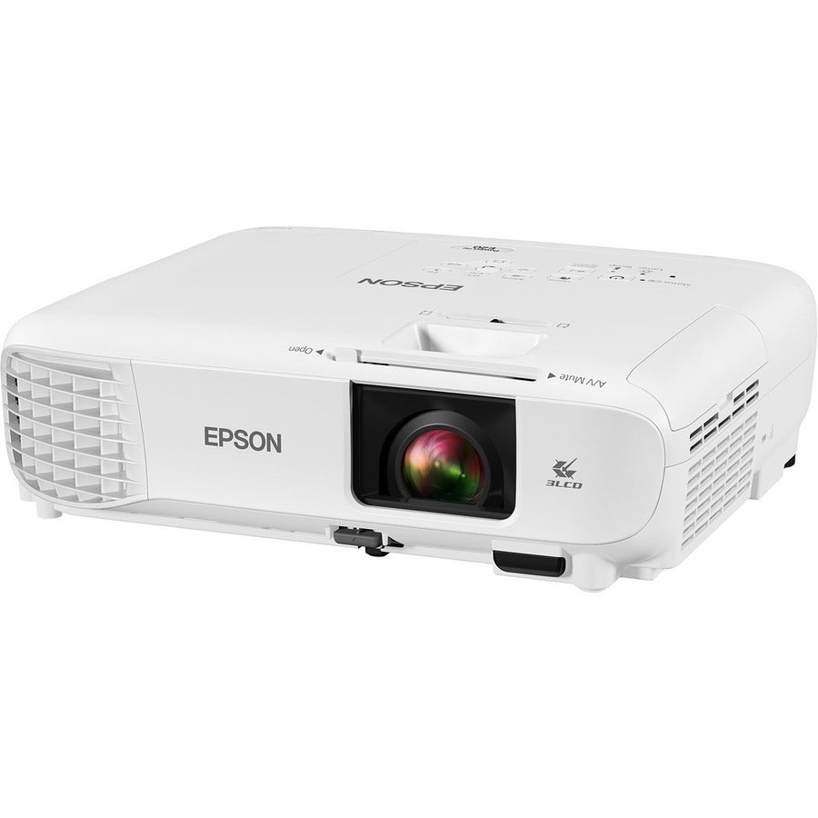 Epson Powerlite E20 Data Projector Standard Throw Projector 3400 Ansi Lumens 3Lcd Xga (1024X768) White