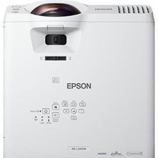 Epson Powerlite L200Sw Data Projector Short Throw Projector 3800 Ansi Lumens 3Lcd Wxga (1280X800) White