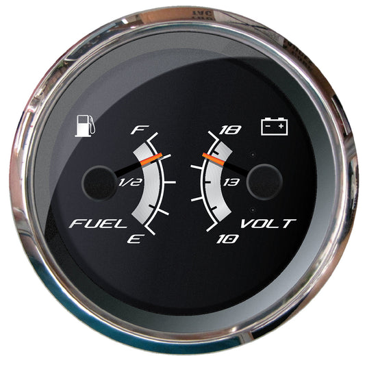 Faria Platinum 4" Multi-Function - Fuel Level &amp; Voltmeter