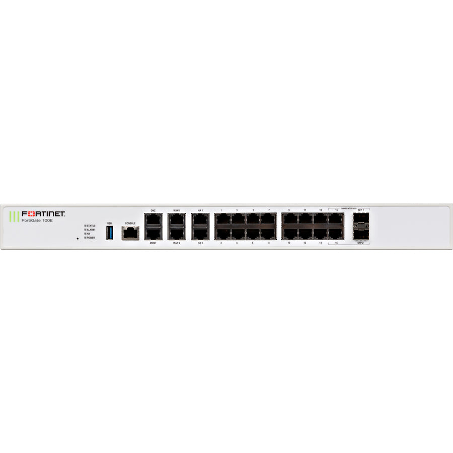 Fortinet Fortigate 100E Network Security/Firewall Appliance Fc-10-Fg1He-928-02-12
