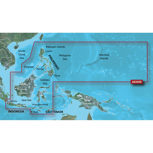 Garmin BlueChart&reg; g3 HD - HXAE005R - Phillippines - Java - Mariana Islands - microSD&trade;/SD&trade;
