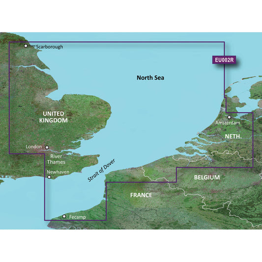 Garmin BlueChart&reg; g3 HD - HXEU002R - Dover to Amsterdam &amp; England Southeast - microSD&trade;/SD&trade;