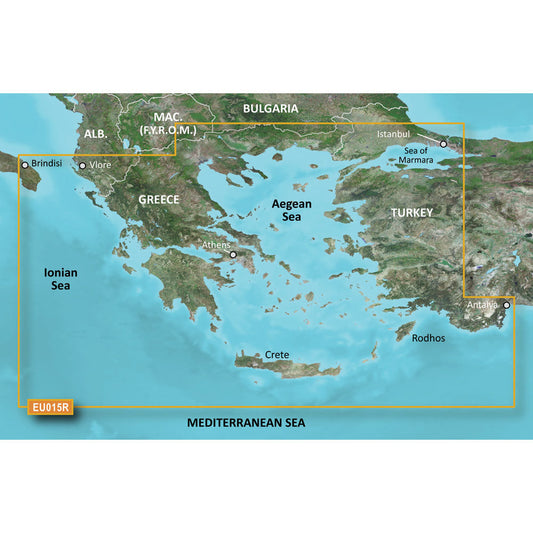Garmin BlueChart&reg; g3 HD - HXEU015R Aegean Sea &amp; Sea of Marmara - microSD&trade;/SD&trade;