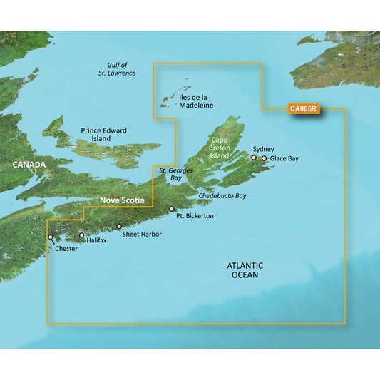 Garmin BlueChart&reg; g3 Vision&reg; HD - VCA005R - Halifax - Cape Breton - microSD&trade;/SD&trade;