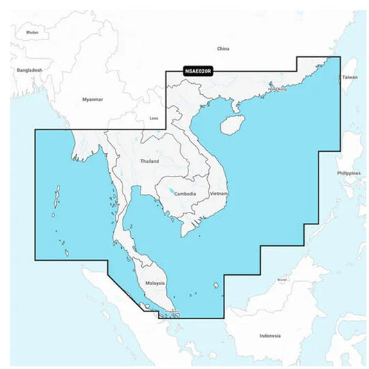 Garmin Navionics+ NSAE020R - South China &amp; Andaman Seas - Marine Chart