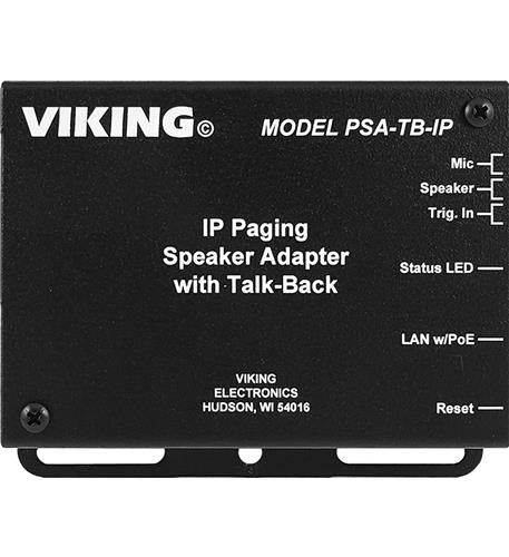 IP Paging Speaker Adapter with Talk Back VK-PSA-TB-IP