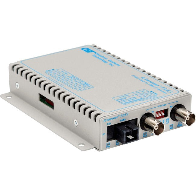 Iconverter T3/E3 Single-Fiber Media Converter Coaxial Sc Single-Mode 20Km Bidi 8751-1-D