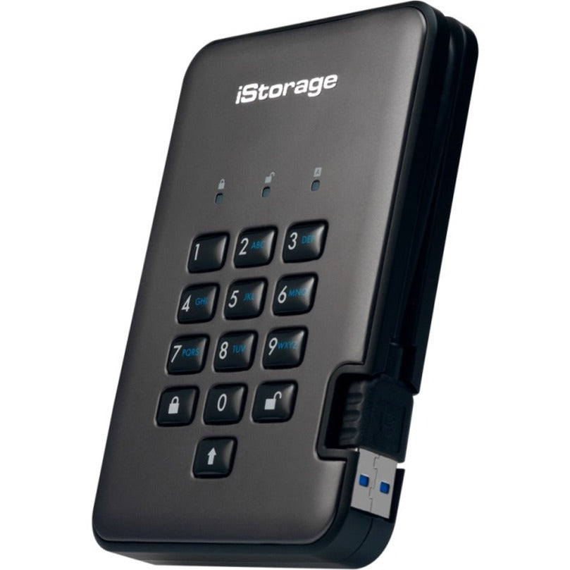 Istorage Diskashur Pro2 3 Tb Portable Rugged Hard Drive - 2.5" External - Taa Compliant