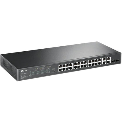 Jetstream 24-Port 10/100Mbps +,4-Port Ggb Smart Sw W/24-Port Poe+