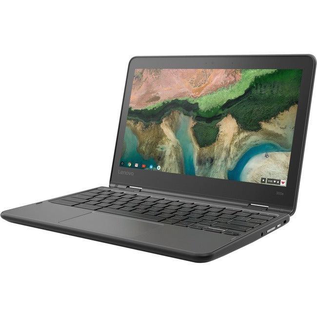 Lenovo 300E Chromebook 2Nd Gen 81Mb0065Us 11.6" Touchscreen Convertible 2 In 1 Chromebook - Hd - 1366 X 768 - Intel Celeron N4120 Quad-Core (4 Core) 1.10 Ghz - 8 Gb Total Ram - 64 Gb Flash Memory - Black