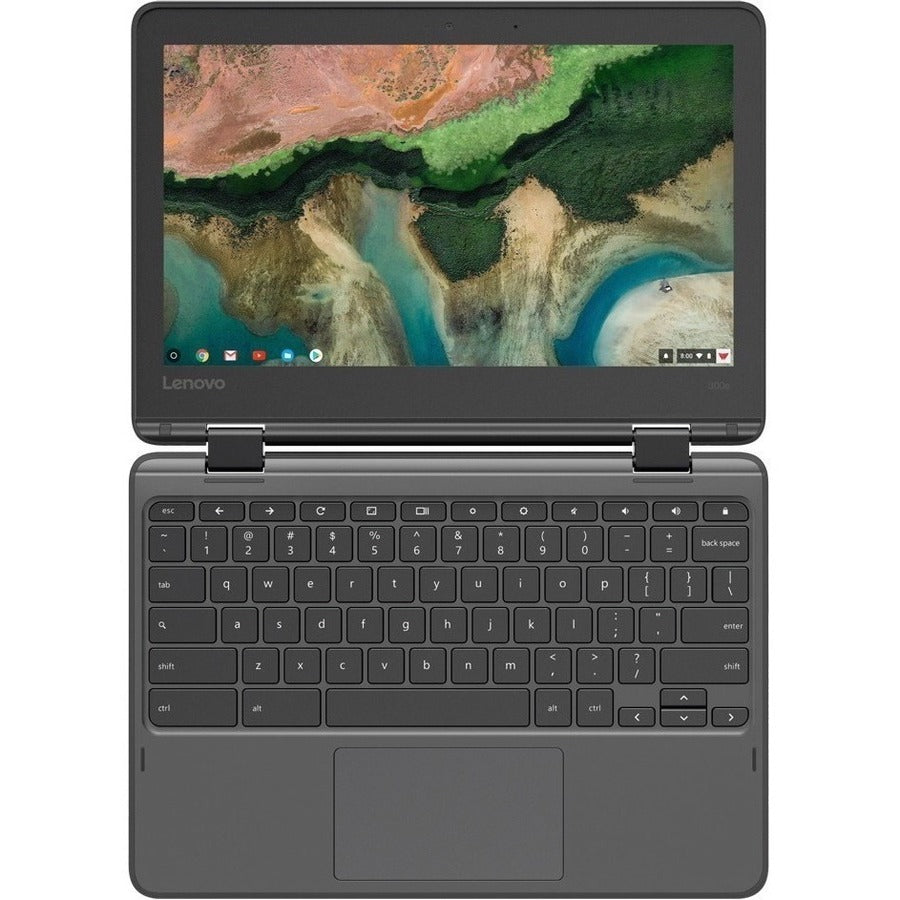 Lenovo 300E Chromebook 2Nd Gen 81Mb0065Us 11.6" Touchscreen Convertible 2 In 1 Chromebook - Hd - 1366 X 768 - Intel Celeron N4120 Quad-Core (4 Core) 1.10 Ghz - 8 Gb Total Ram - 64 Gb Flash Memory - Black