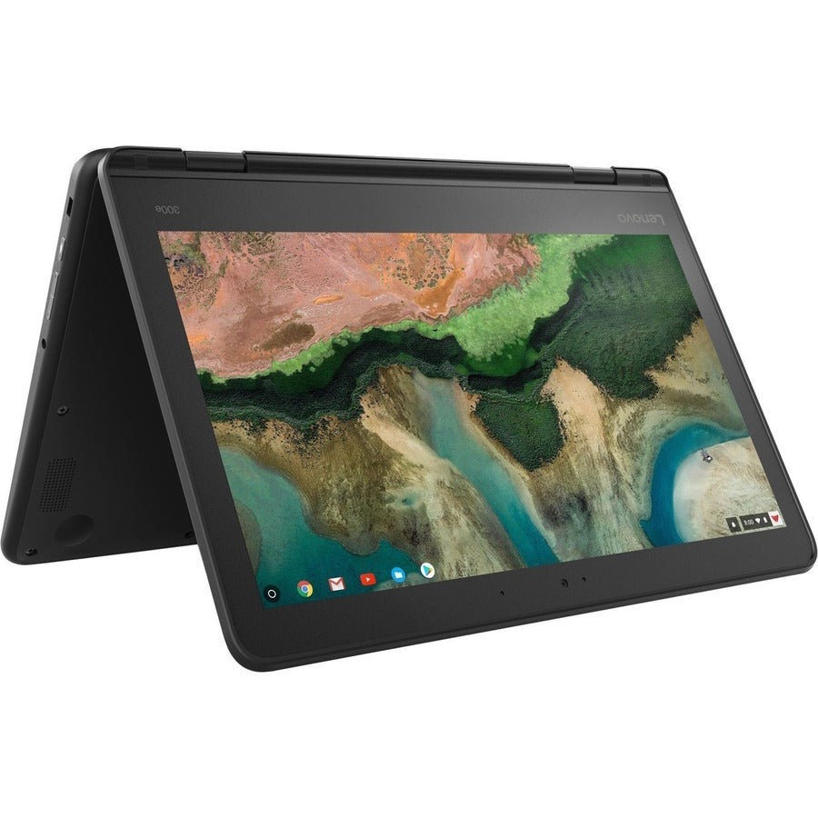 Lenovo 300E Chromebook 2Nd Gen 81Mb0067Us 11.6" Touchscreen Convertible 2 In 1 Chromebook - Hd - 1366 X 768 - Intel Celeron N4020 Dual-Core (2 Core) 1.10 Ghz - 4 Gb Total Ram - 32 Gb Flash Memory - Black