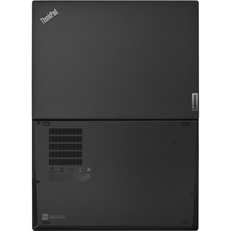 Lenovo Thinkpad X13 Gen 3 21Bn0029Us 13.3" Notebook - Wuxga - 1920 X 1200 - Intel Core I3 12Th Gen I3-1215U Hexa-Core (6 Core) 3.30 Ghz - 8 Gb Total Ram - 512 Gb Ssd - Villi Black