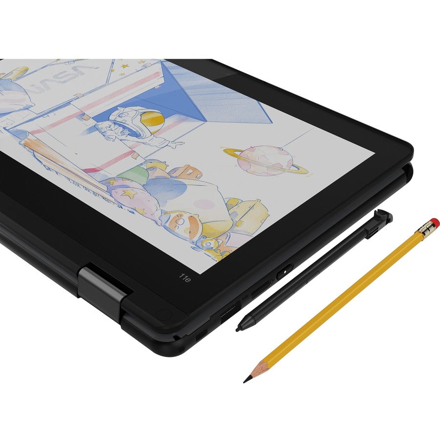 Lenovo Thinkpad Yoga 11E 6Th Gen 20Ses0M800 11.6" Touchscreen Convertible 2 In 1 Notebook - Hd - 1366 X 768 - Intel Core M 8Th Gen I5-8200Y Dual-Core (2 Core) 1.30 Ghz - 8 Gb Total Ram - 128 Gb Ssd - Glossy Black