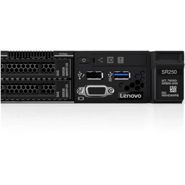 Lenovo Thinksystem Sr250 Server 3.3 Ghz 8 Gb Rack (1U) Intel Xeon E 450 W Ddr4-Sdram