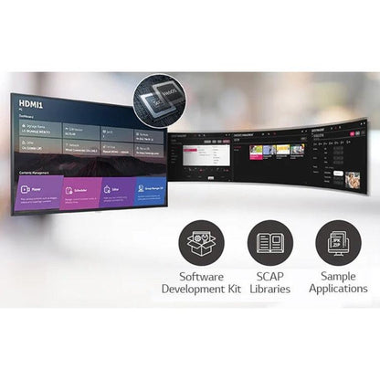 Lg 65Uh7F-H Signage Display Digital Signage Flat Panel 165.1 Cm (65") Ips 700 Cd/M² 4K Ultra Hd Black Web Os 24/7