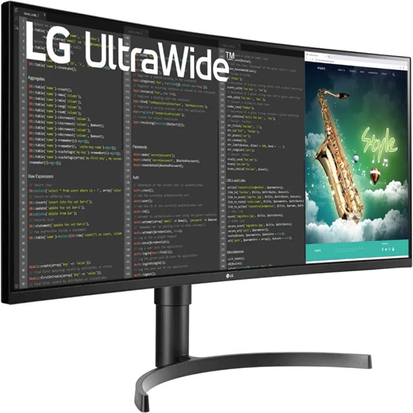 Lg Ultrawide 35Bn75Cn-B 35" Uw-Qhd Curved Screen Led Gaming Lcd Monitor - 21:9 - Textured Black, Black Hairline