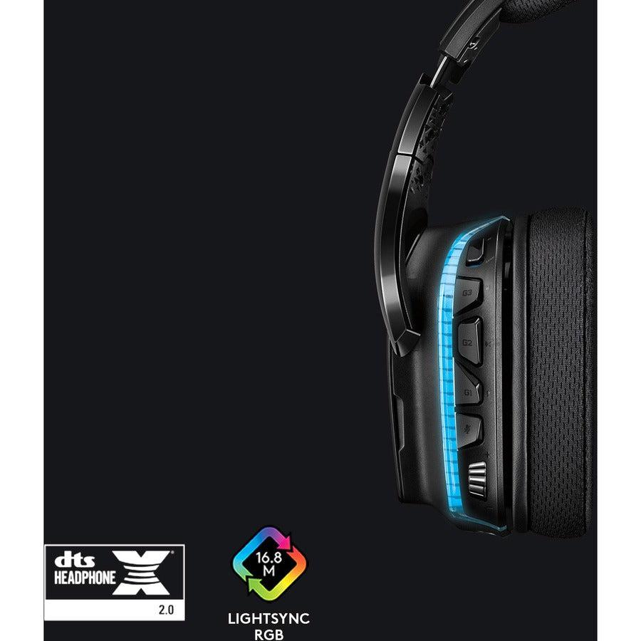 Logitech G G635 7.1 Surround Sound Lightsync Gaming Headset Wired Head-Band Black, Blue